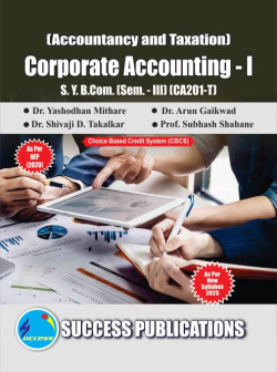 Accountancy and Taxation - Corporate Accounting - I (2025 - Pattern)