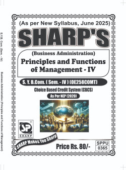 SYBCOM, Sem-II, Principles & Functions of Management_PU0365