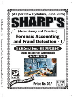 Accountancy and Taxation - Forensic Accounting and Fraud Detection - I (2025 - Pattern)