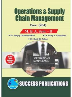 Operations & Supply Chain Management core  (204 ) (2019 pattern ) 
