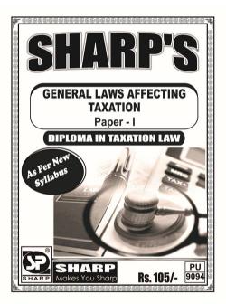 Genreal Laws  Affecting Taxation (Paper-I)