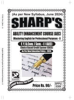 English -Ability Enhancement Course- AEC - ( Mastering English for Professional Purposes - I ) - 2024 - Pattern